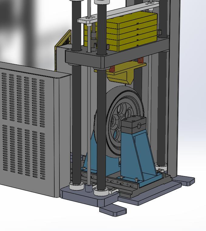 摩托車和輕便摩托車輕合金車輪徑向沖擊試驗機(jī)